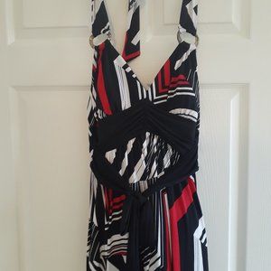 Maurices (M) halter dress - ankle length. NWT